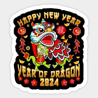 Year of the Dragon 2024 Chinese New Year Zodiac Sticker